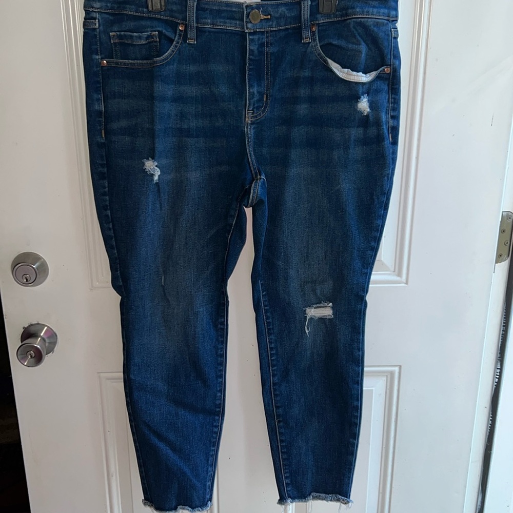 Lane Bryant midrise skinny jeans